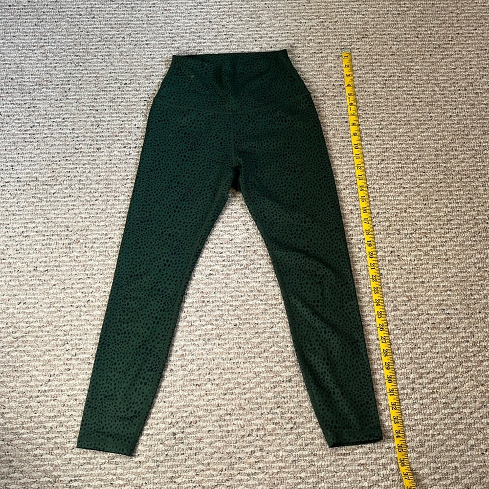 Black and Green ZYIA Leggings Size 6-8